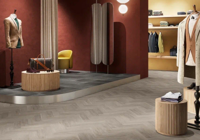 Кварцвиниловый LVT ламинат Invictus Maximus Dryback Parquet New England Oak - Misty
